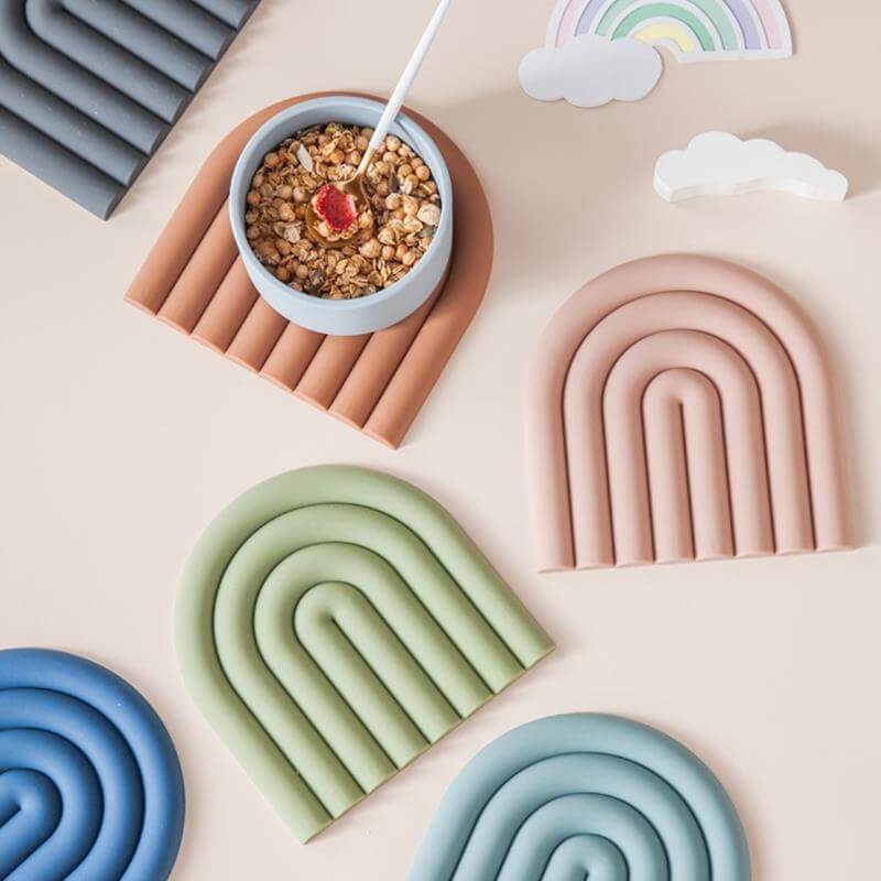 Dessous de plat design arc-en-ciel - Le Clap Store